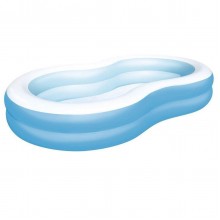 Дитячий надувний басейн Bestway 54117, блакитний, 262 х 157 х 46 см (hub_xaihzd)