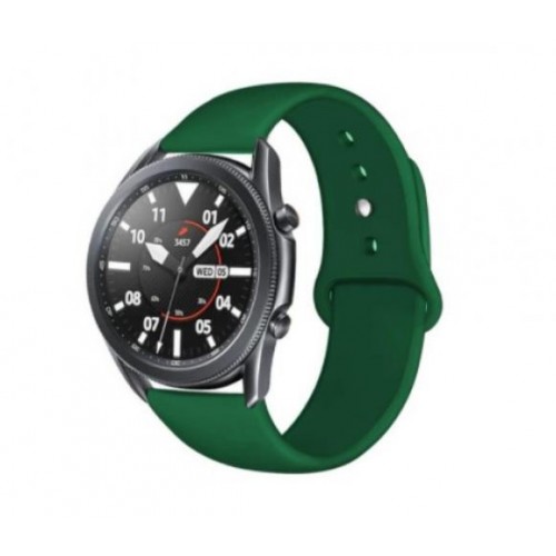 Ремінець BeWatch для Samsung Galaxy Watch 42 | 3 41mm | Active | Active 2 силіконовий 20мм Зелений (1010306) Ремінець BeWatch для Samsung Galaxy Watch 42 | 3 41mm | Active | Active 2 силіконовий 20мм Зелений (1010306)