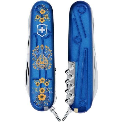 Складаний ніж Victorinox Huntsman Ukraine 91 мм 15 функцій Українські мотиви (1.3713.T2_T1370u) Складаний ніж Victorinox Huntsman Ukraine 91 мм 15 функцій Українські мотиви (1.3713.T2_T1370u)