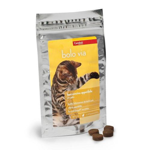 Жувальні таблетки для котів для виведення шерсті Candioli Боло Віа 40 г (PSE5073) Жувальні таблетки для котів для виведення шерсті Candioli Боло Віа 40 г (PSE5073)