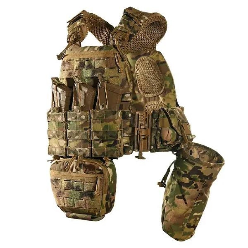 Плитоноска без плит з підсумками No Brand М7 One Size Мультикам (1942418752)