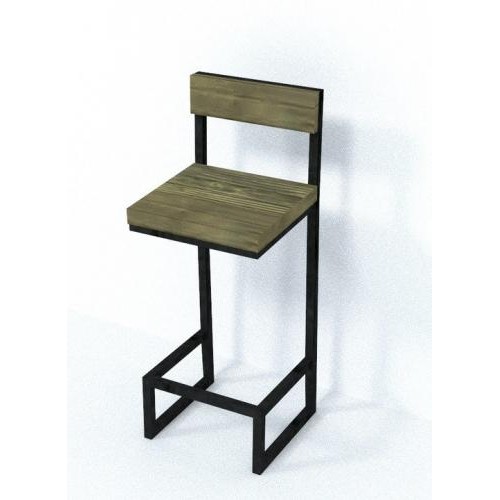 Барний стілець GoodsMetall у стилі ЛОФТ 750х350х350 БС218
