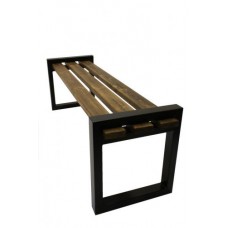 Лава паркова в стилі Loft NS-1589 480x1450x400 мм Черный