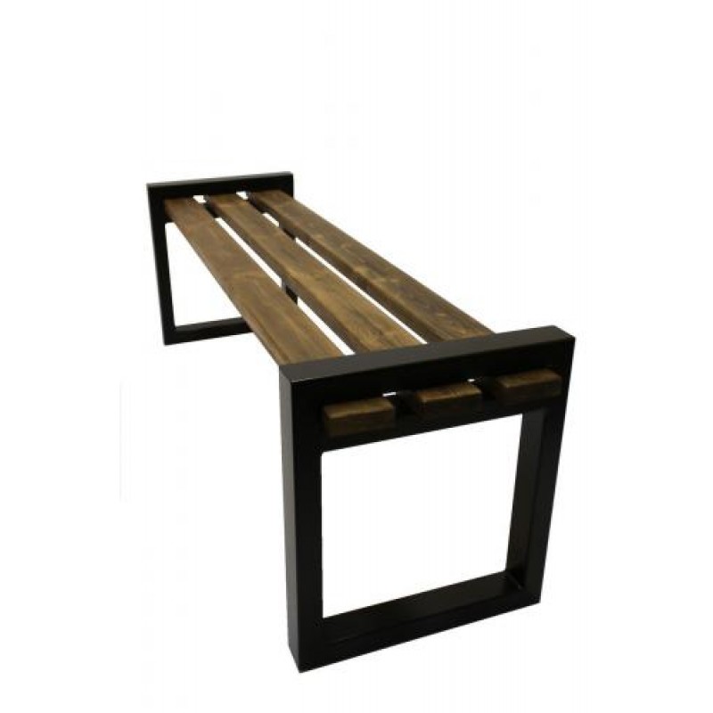Лава паркова в стилі Loft NS-1589 480x1450x400 мм Черный