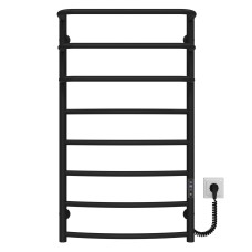 Рушникосушарка електрична Каскад Дуга П8 500х900 Deffi Чорний JD03 (C.KD.90.50.8.E.B.R.1)