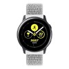 Ремінець BeWatch для Samsung Galaxy Watch 42 | Galaxy Watch 3 41| Active| Active2 нейлоновий 20мм липучка Білий