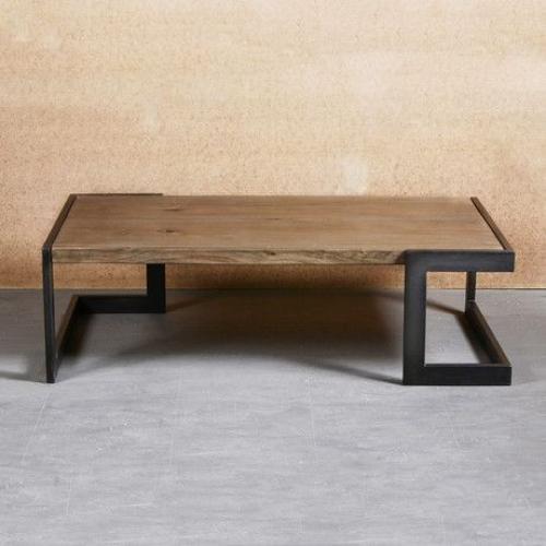 Столик журнальний, кавовий GoodsMetall у стилі Loft 700х500х450 