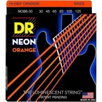 Струни для бас-гітари DR NOB6-30 Hi-Def Neon Orange K3 Coated Medium Bass 6 Strings 30/125 Струни для бас-гітари DR NOB6-30 Hi-Def Neon Orange K3 Coated Medium Bass 6 Strings 30/125