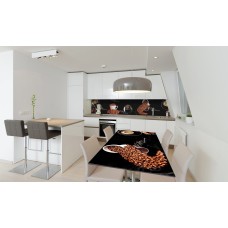 Наклейка вінілова на стіл Zatarga «Чорна Кава» 650х1200 мм Z180436/1st