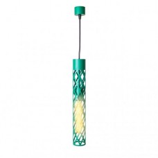 Світильник підвісний MSK Electric Flow у стилі лофт під лампу Е27 зелений NL 6041 GN