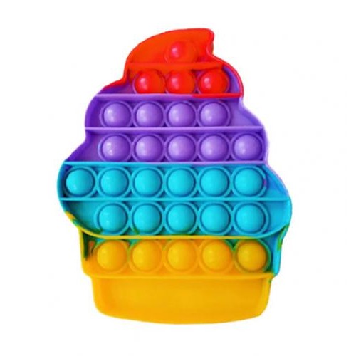 Комплект S&T М'яка іграшка 23х25 см та Pop It Морозиво (vol-10030) Комплект S&T М'яка іграшка 23х25 см та Pop It Морозиво (vol-10030)