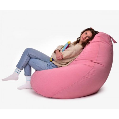 Крісло Мішок Груша Велюр 150х100 Студія Комфорту Великий рожевий Крісло Мішок Груша Велюр 150х100 Студія Комфорту Великий рожевий