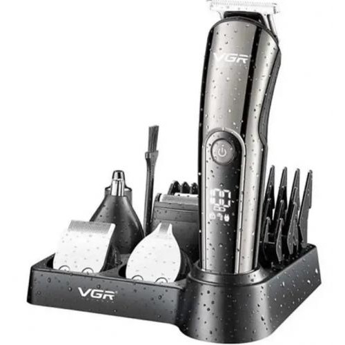 Машинка для стрижки VGR V-107 5 Вт 600 mAh Сріблястий (2390000034) Машинка для стрижки VGR V-107 5 Вт 600 mAh Сріблястий (2390000034)