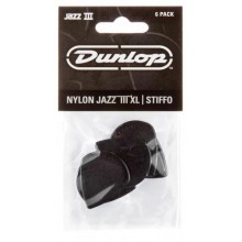 Медіатори Dunlop 47PXLS Nylon Jazz III Player's Pack 1.38 mm (6 шт.)
