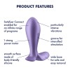 Анальна смарт-пробка з вібрацією Satisfyer Intensity Plug Purple в інтернет супермаркеті PbayMarket!