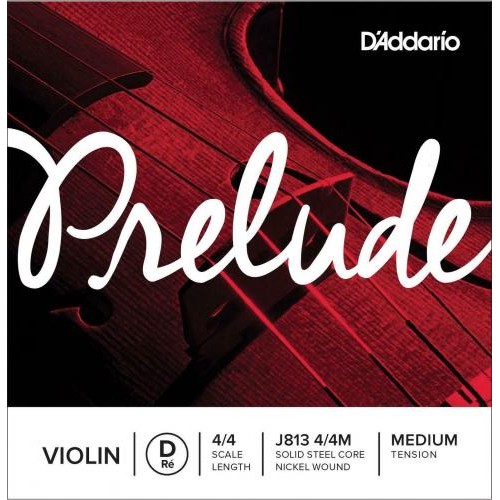 Струна D'Addario J813 4/4M Prelude Violin D String Medium Tension Струна D'Addario J813 4/4M Prelude Violin D String Medium Tension