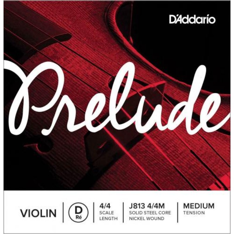 Струна D'Addario J813 4/4M Prelude Violin D String Medium Tension