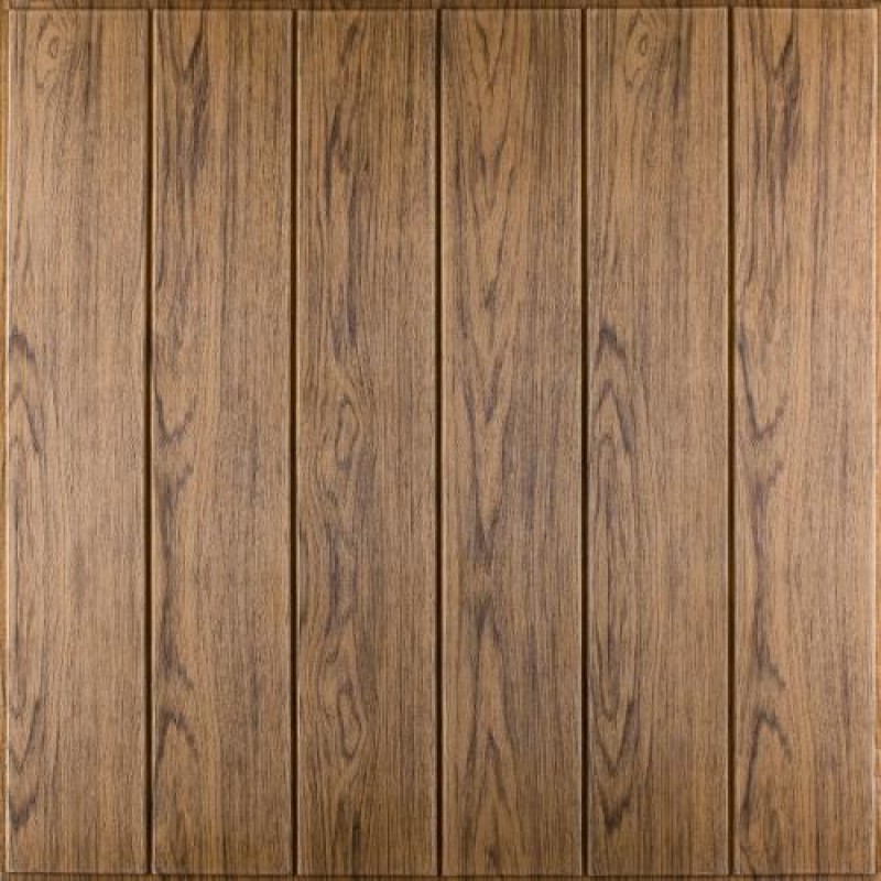 Самоклеюча декоративна панель 3D 3D Loft HP-YYB01-5 Під дерево світлий дуб 700x700x5мм