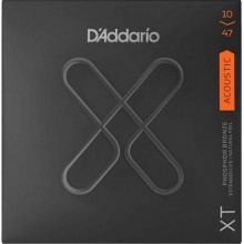 Струни для акустичної гітари D'Addario XTAPB1047 XT Phosphor Bronze Extra Light 10/47