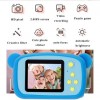 Дитячий цифровий фотоапарат Smart Kids KM-89 Ведмедик Teddy з іграми та рамками, Full HD, 12 МП Блакитний