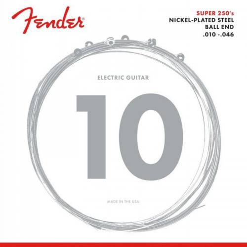 Струни для електрогітари 6 шт Fender 250R Super Nickel-plated Steel Regular Electric Guitar Strings 10/46 Струни для електрогітари 6 шт Fender 250R Super Nickel-plated Steel Regular Electric Guitar Strings 10/46