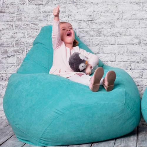 Крісло Мішок Груша Велюр 150х100 Студія Комфорту Великий бірюзовий Крісло Мішок Груша Велюр 150х100 Студія Комфорту Великий бірюзовий