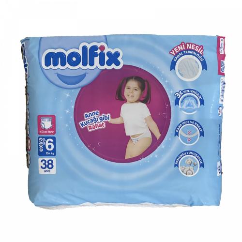 Підгузки-трусики Molfix 6 extra (15+ кг) 38 шт в інтернет супермаркеті PbayMarket!