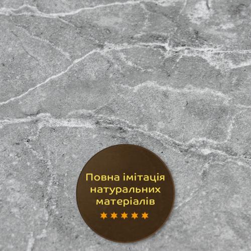 Декоративна плита ПВХ Sticker Wall 600x1200x3 мм Сірий (SW-00002471) Декоративна плита ПВХ Sticker Wall 600x1200x3 мм Сірий (SW-00002471)