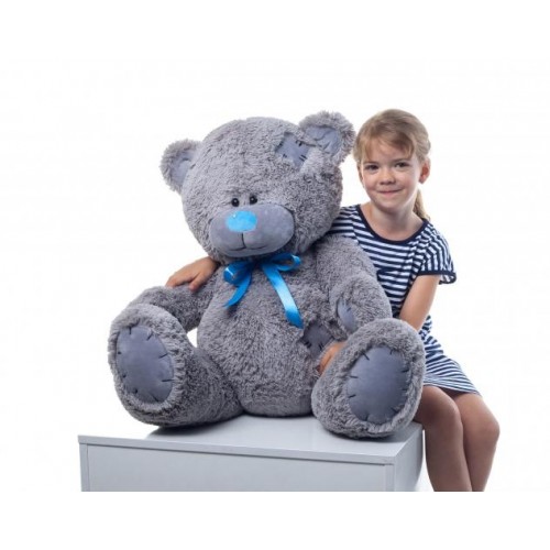 Плюшевий ведмедик Mister Medved Me to You 100 см Сірий (089) Плюшевий ведмедик Mister Medved Me to You 100 см Сірий (089)