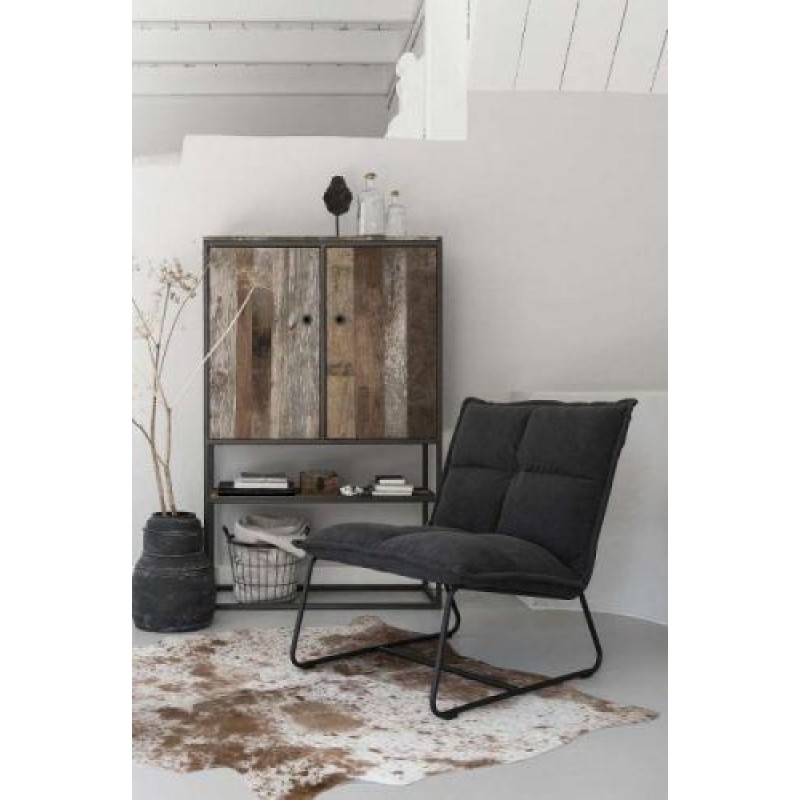 Шафа для зберігання в стилі Loft NS-2247 1430x900x350 мм Черный