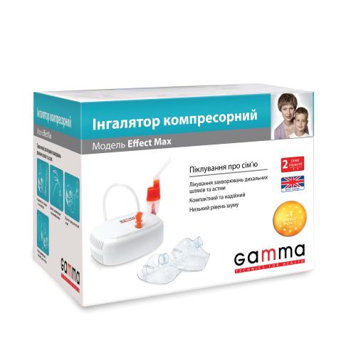 Компресорний інгалятор Gamma Effect Max Компресорний інгалятор Gamma Effect Max