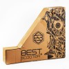 Самокат трюковий Best Scooter Skull Warrior HIC-система пеги алюмінієвий диск та дека 100 кг Blue and red (106842)