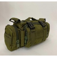 Тактична поясна сумка Military Mochilas Molle 32х17х11 см Олива Тактична поясна сумка Military Mochilas Molle 32х17х11 см Олива
