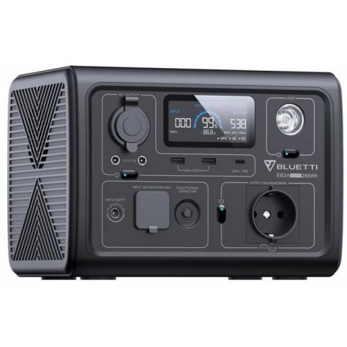 Зарядна станція Bluetti EB3A 268 Вт 600 Вт (2341224355) Зарядна станція Bluetti EB3A 268 Вт 600 Вт (2341224355)