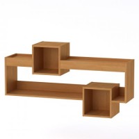 Полиця настінна Компаніт МГ-6 навісна-2 Вільха (120х28х65 см) Полиця настінна Компаніт МГ-6 навісна-2 Вільха (120х28х65 см)