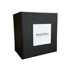 Подарункова упаковка-коробка для годинника Pаndоrа Украина ТД Чорний 90х90х60 мм