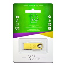 Флеш-накопичувач USB 32GB T&G 117 Metal Series Gold (TG117GD-32G)