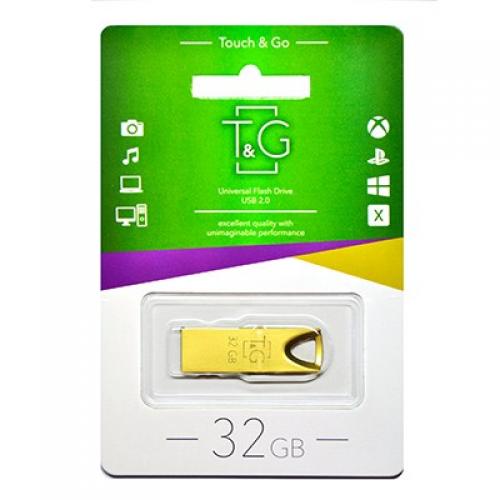 Флеш-накопичувач USB 32GB T&G 117 Metal Series Gold (TG117GD-32G) в інтернет супермаркеті PbayMarket!