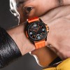Наручний годинник чоловічий NaviForce Young Orange Чорний (3492)