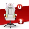 Комп'ютерне крісло Hell's HC-1003 LED RGB White
