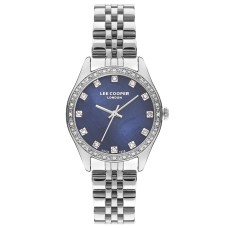Наручний годинник жіночі Lee Cooper Santorini BlueMarine Сріблястий (3425)