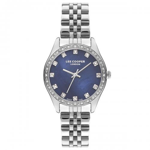 Наручний годинник жіночі Lee Cooper Santorini BlueMarine Сріблястий (3425) Наручний годинник жіночі Lee Cooper Santorini BlueMarine Сріблястий (3425)