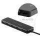USB hub Acasis AB2-L412 на 4 порти USB 2.0 Чорний