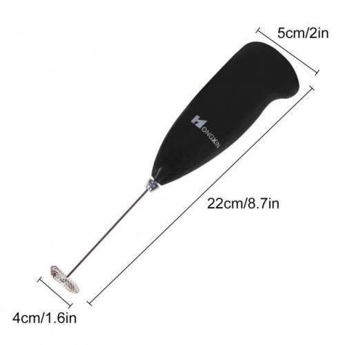 Ручний портативний міксер для молока Hongxin, латте-мейкер, капучинатор Чорний в інтернет супермаркеті PbayMarket!