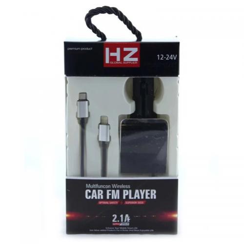 Автомобільний FM модулятор трансмітер HZ H22BT Black (av099-hbr) Автомобільний FM модулятор трансмітер HZ H22BT Black (av099-hbr)