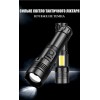 Ліхтар ручний Quantum QM-FL1035 Perfect 5W LED zoom + 3W COB з Type-C з функ Power Bank, Li-ion 18650/2600 mAh
