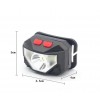 Налобний ліхтарик Police JY-108 CREE XPE 2хCOB Micro USB