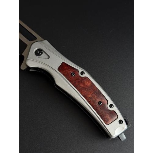 Ніж туристичний Gorillas BBQ 5048 22 см Сірий (KN1034)