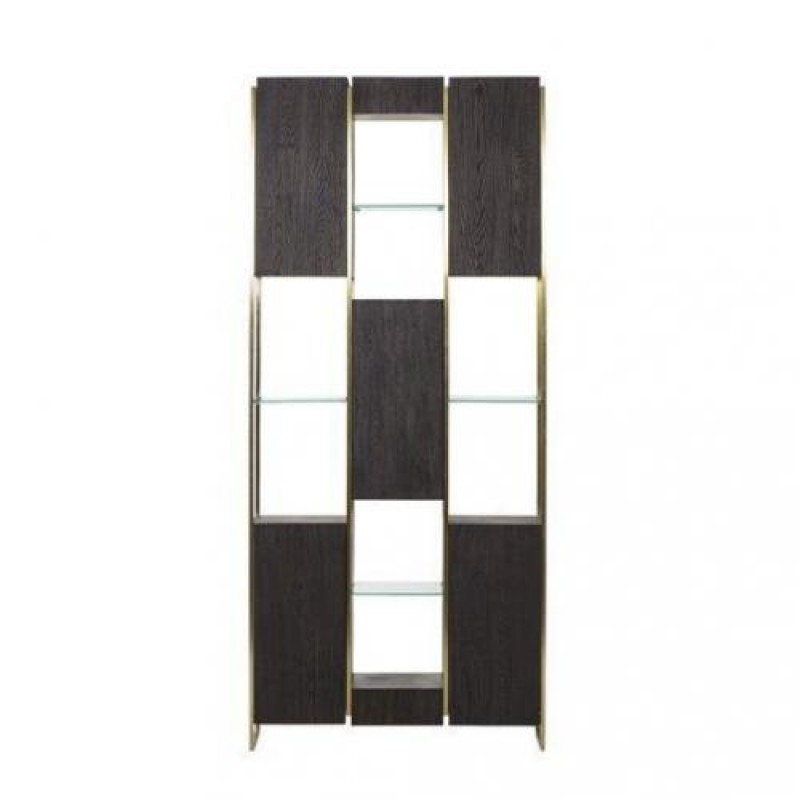 Стелаж для зберігання в стилі Loft NS-1912 2030x1000x330 мм Золотой