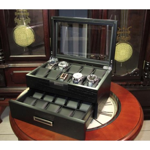 Шкатулка для зберігання годинників Salvadore WB/2350/20.BL.PU Чорний Шкатулка для зберігання годинників Salvadore WB/2350/20.BL.PU Чорний